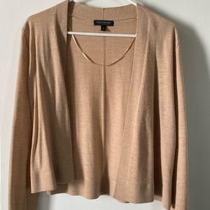Banana Republic Tan Open Cardigan | M